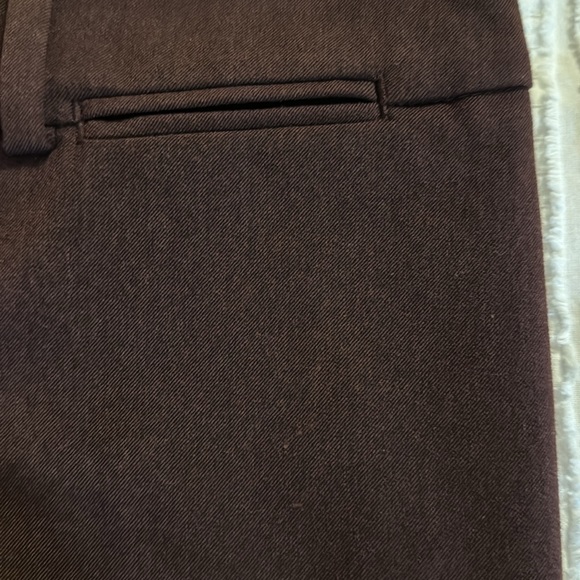 Ann Taylor Loft Maroon Trousers - Picture 3 of 7